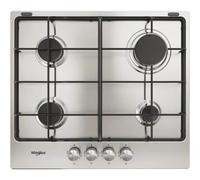 Whirlpool TGML 650 IX Acier inoxydable Intégré 58 cm Gaz 4 zone(s)