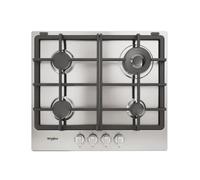 Whirlpool TGML 661 IX R Acier inoxydable Intégré 58 cm Gaz 4 zone(s)