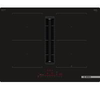 Bosch Serie 6 PVQ711H26E plaque Noir Intégré 71 cm Plaque avec zone à induction 4 zone(s) Hotte intégrée