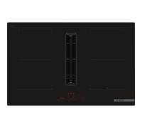 Bosch Serie 6 PVQ811H26E plaque Noir Intégré 80 cm Plaque avec zone à induction 4 zone(s) Hotte intégrée