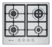 Balay 3ETX565CB Plaque à gaz, 60 cm de large, 4 zones de cuisson, contrôle de flamme, allumage automatique, gaz stop, blanc, 3ETX565CB