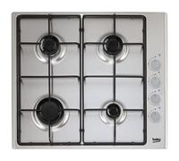 Beko HIGG641C3SX Acier inoxydable Intégré (placement) 60 cm Gaz 4 zone(s)