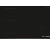 Table de cuisson Bosch Serie 6 PVS83KHC1Z Noir Encastrable 80 cm Table de cuisson à induction 4 Foyer(s)