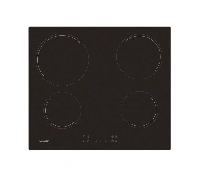 Table de cuisson Candy Idea CH64CCB/4U2 59 cm vitrocéramique noire 4 zones électriques commande tactile minuterie numérique