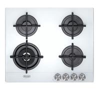 Table De Cuisson Délonghi Nsl 460 B Blanc Encastrable 60 Cm Gaz 4 Feux