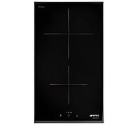 Table de cuisson domino induction - SMEG - SI5322B - Noir - 59 cm - Verre trempé