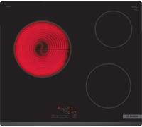 Bosch Serie 4 PKM63RBB8E plaque Noir Intégré 60 cm Céramique 3 zone(s)