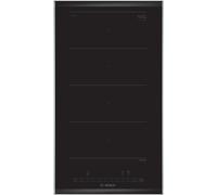 Bosch PXX375FB1E - Série 6 - plaque de cuisson induction - 2 foyers Flex induction - 30 cm - 3700 W - Noir