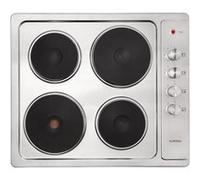 Klarstein Plaque de cuisson encastrable Appetito 4 plaques 5500W acier inoxydable boutons rotatifs