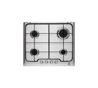 Table de cuisson Electrolux PX640XV Argent, Acier inoxydable Encastrable Gaz 4 brûleurs