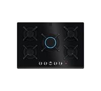 ELECTROLUX KGG753753K Plaque De Cuisson À Gaz En Verre Noir 5 Brûleurs