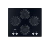 HOTPOINT Table de cuisson gaz 4 feux QS61SBK