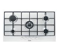 Table de cuisson gaz 5 foyers 90 cm Glem GT955IX - Puissance totale 11300 W - Inox