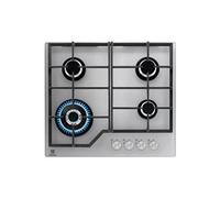 Electrolux Table de cuisson à gaz KGG64362S 60 cm 4 feux gris silver G