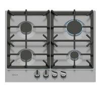 Neff Table de cuisson à gaz T26CIP8N0 60 cm 4 feux inox gris G