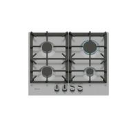 Table de cuisson gaz 60cm 4 feux inox Neff T26CIP8N0 gris G