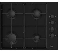 Beko HIGG 64123 SB plaque Noir Intégré 60 cm Gaz 4 zone(s)