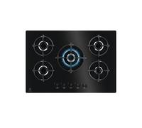 Table de cuisson gaz 75cm 5 feux noir EGG75372K
