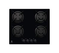 Table de cuisson gaz ELECTROLUX EGT6242NVK - Noir - 4 gaz - Verre trempé