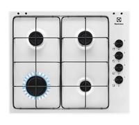 Table de cuisson gaz - ELECTROLUX - KGS6404W - 4 feux - 60 cm - Blanc