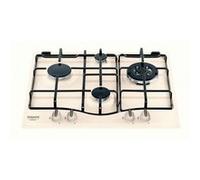 Hotpoint Table de cuisson 7HPCN640TOWRHA Blanc antique 4 feux 9 niveaux