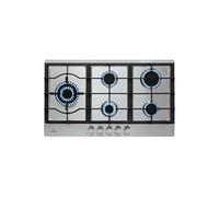 Klarstein Plaque gaz encastrable 5 feux 90 cm vitrocéramique noir