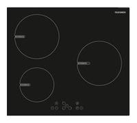 Table de cuisson induction 60cm 3 feux 4300w noir Telefunken TK60I3Z1BT noir G