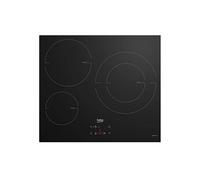 Plaque à Induction - BEKO - HII63402MT - Noir - 3 Zones de cuisson - 5700 W