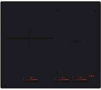 Airlux ATIF63BKM - Table de cuisson à induction - 3 plaques de cuisson - Niche - largeur : 56 cm - profondeur : 49 cm - noir Noir, Noir G