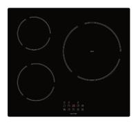 Table de cuisson induction - AMICA - 3 zones - L59 x52 cm - AI3531 - 6,2 kW - Noir