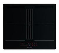 Table de cuisson induction aspirante 60cm 4 feux 7400w noir Faber 5372700 noir G