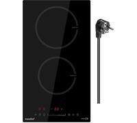 Table de cuisson induction encastrable 2 zones avec boost,9 niveaux,surface élargie 20% et commandes tactiles