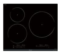 Sauter Plaque à induction SPI9544B 3 foyers 7400 W 60 cm Noir