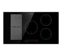 Delicatessa 90 Hybrid Table de cuisson induction encastrable 5 zones 7400 W noir