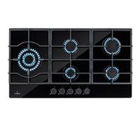 Table de cuisson - Klarstein Ignito Chef - Plaque de cuisson - 5 zones - Brûleurs Sabaf - Noir Noir