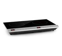 Table de cuisson - Klarstein MisterCook Duo - Plaque de cuisson - 3000W - Minuterie - Noir Noir G