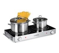 VariCook Duo Plaque de cuisson 3000W Boîtier en acier inoxydable Poignées de transport