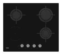 Table de cuisson mixte 60cm 4 feux 1200w noir HILM64222SV