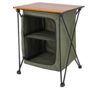Table de Cuisson Pliable - Organisateur Pour Meuble de Rangement Camping, Stations de Cuisine Portable BBQ | Table de Barbecue Extérieure pour Pique-nique, Voyage, Préparation des Aliments, Étagère de