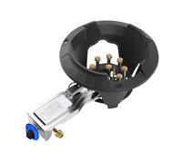 Table De Cuisson Portable 20 KW, Réchaud À Gaz Simple Brûleur, Plaque De Cuisson GPL/GN Avec Protection Anti-extinction, Support De Casserole En Fonte For Caravane Et Camping(NG,34x53x22cm)