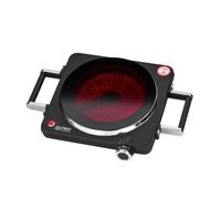 Table de cuisson posable - 1 Foyer 19,4cm - 1250W - Infrarouge, Vitrocéramique