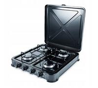 Table de cuisson - PROMIS - kg400 - 4 brûleurs - Noir - Acier inoxydable
