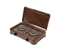 Table de cuisson - RAVANSON - K-02BR - 2 brûleurs à gaz - couleur marron