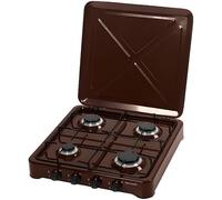 Table de cuisson RAVANSON K-04BR - 4 brûleurs à gaz - couleur brun