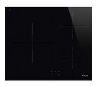 Plaque de cuisson induction 3 foyers - coloris noir - l.60 x P.51,5 x H.5,6 cm - Smeg SI2631D
