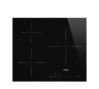 Table de cuisson Smeg SI5632D Noir Table de cuisson à induction encastrable 3 feux