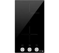 Fagor Table de cuisson vitrocéramique FTV2520T 2 feux 2900 W Noir commandes par manettes