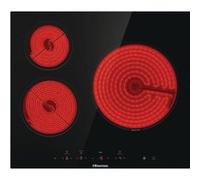 Hisense E6322C plaque Noir Intégré 59 cm Céramique 3 zone(s)