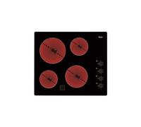Table de cuisson vitrocéramique 4 feux 6200w noir akm9010ne