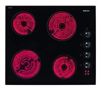 Table De Cuisson Vitrocéramique 58cm 4 Feux 5800w Noir - HIC64100